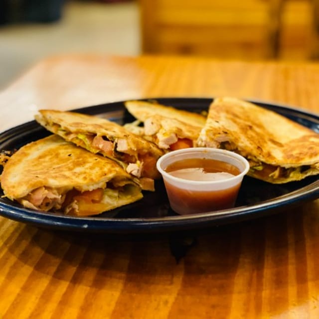 BBQ Quesadilla.